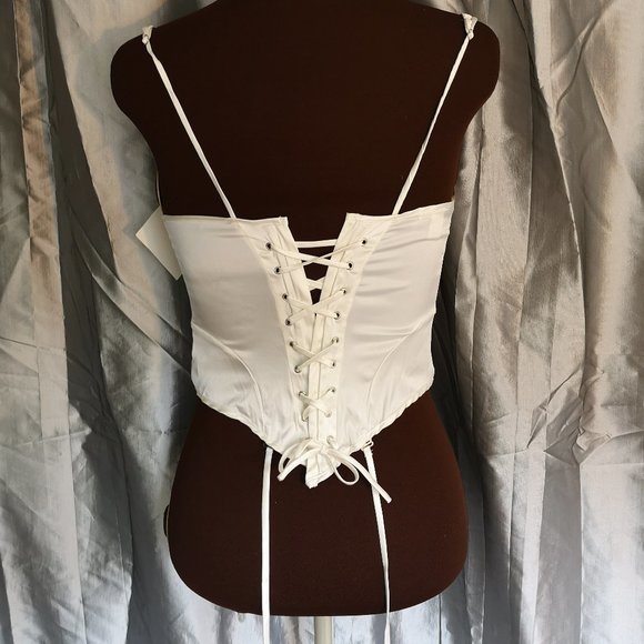 Silk corset-backed camisole Size M - Picture 2 of 3
